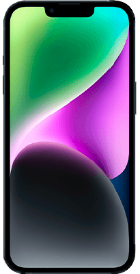 Front view of iPhone 14