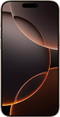 Front view of iPhone 16 Pro